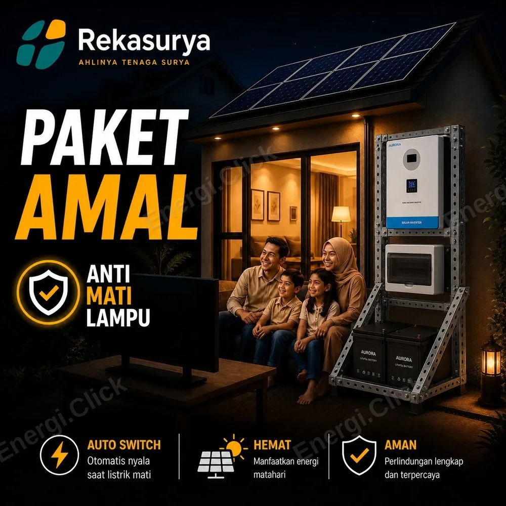PLTS AMAL - Anti Mati Lampu & Pangkas Tagihan PLN